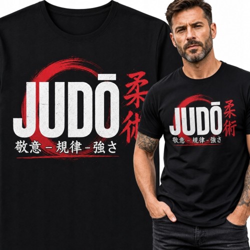 Koszulka męska „Judō” - japoński motyw sztuk walki