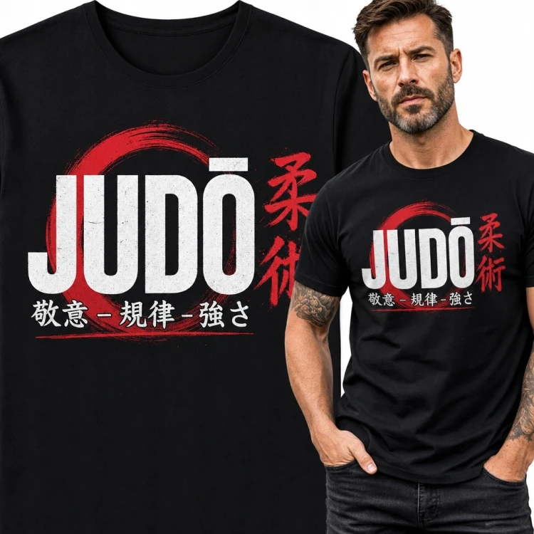 Koszulka męska „Judō” - japoński motyw sztuk walki
