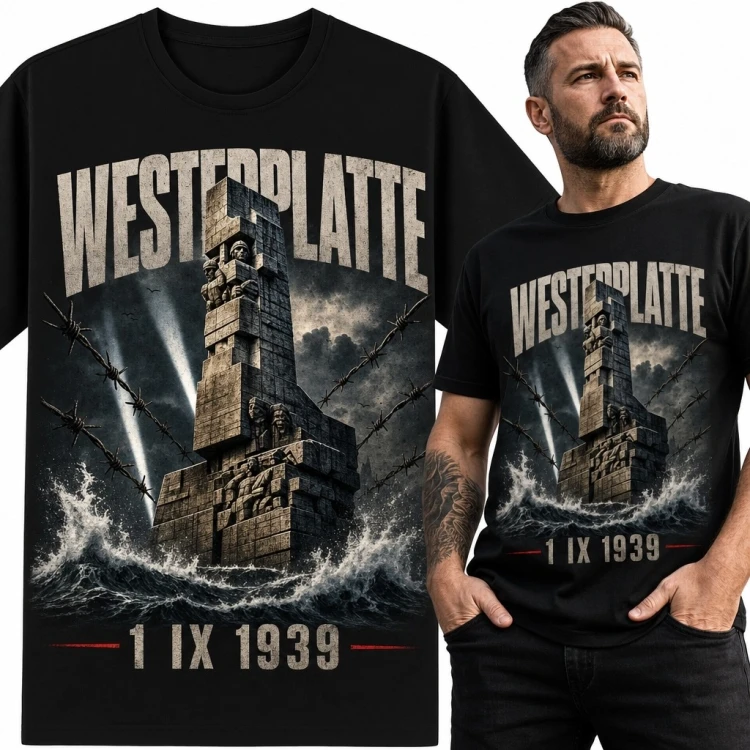 Koszulka męska patriotyczna „Westerplatte” - 1 IX 1939