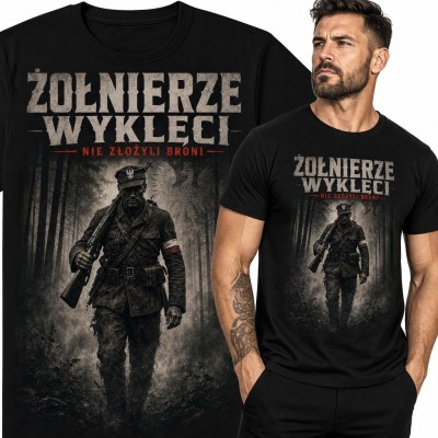 Koszulka męska „Żołnierze Wyklęci” - „Nie złożyli broni”