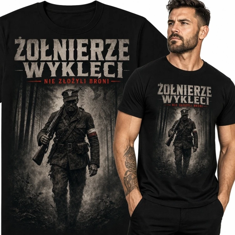 Koszulka męska „Żołnierze Wyklęci” - „Nie złożyli broni”