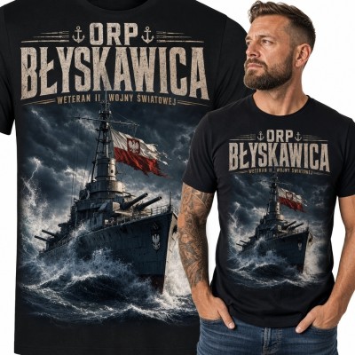 Koszulka męska „ORP Błyskawica” - weteran II wojny światowej
