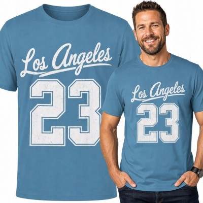Koszulka męska „Los Angeles 23” - sportowy styl college