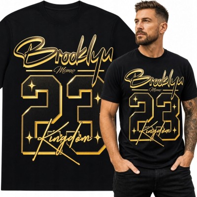Koszulka męska „Brooklyn 23 Kingdom” - miejski motyw z numerem 23
