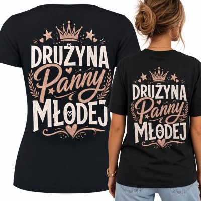 Koszulka damska na wieczór panieński - „Drużyna panny młodej”