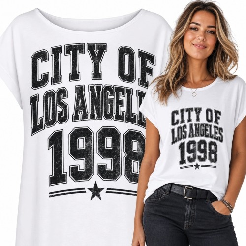 Koszulka damska z motywem Los Angeles „City of Los Angeles 1998”